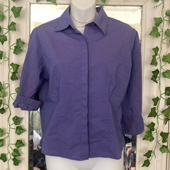 Kathie Lee Collection Tops - KATHIE LEE BUTTON DOWN